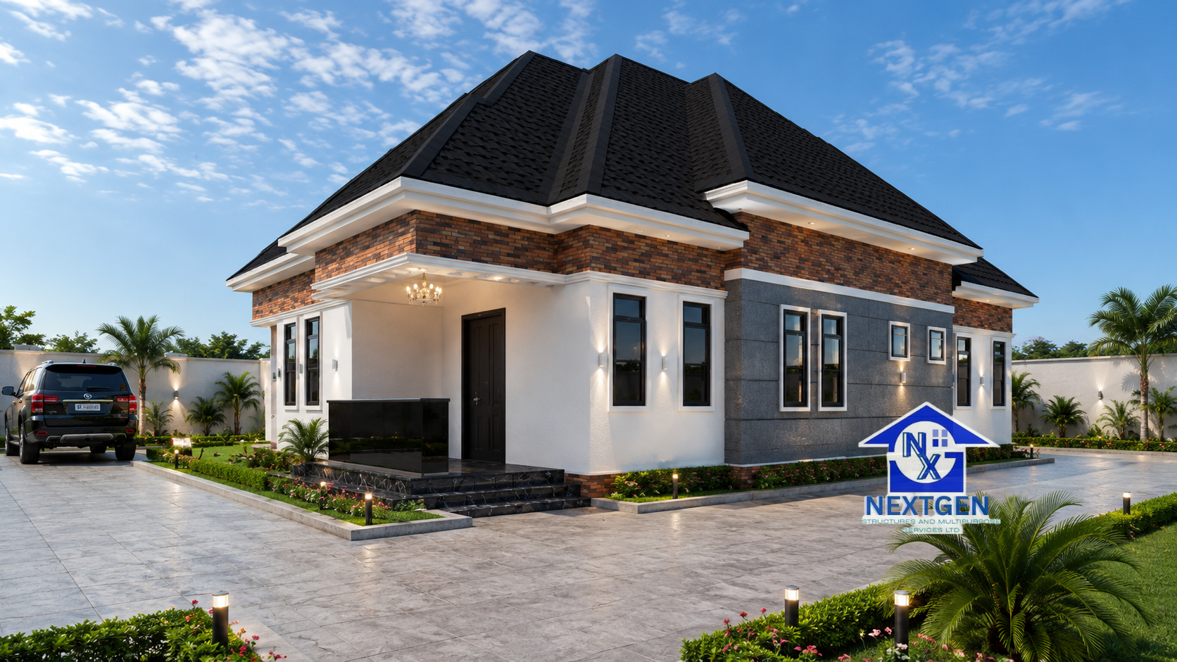 3-BEDROOM BUNGALOW DESIGN FOR MODERN FAMILY LIVING