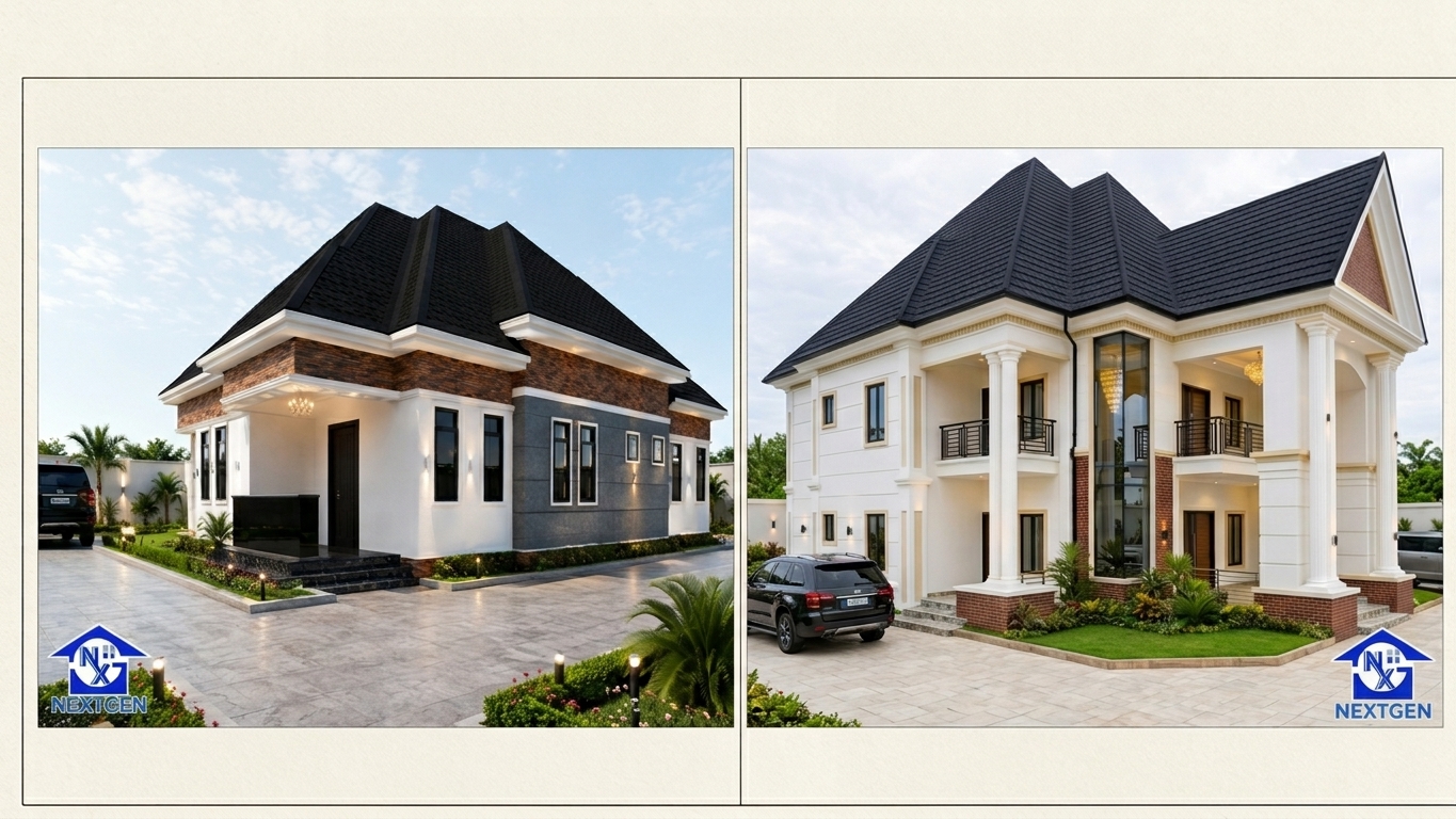 Bungalow vs Duplex in Nigeria: Which Costs Less to Build and Maintain?